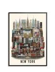 Martin Schwartz - New York Standard Poster - Linnad ja kaardid - 50X70CM