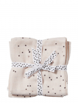 Done By Deer - Swaddle 2-Pack Dreamy Dots Powder - Musliintekid - 120X 120CM