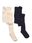 Minymo - Stockings Pointelle (2-Pack) - Sukkp&uuml;ksid - 140/146