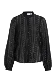 Vila - Vichikka Lace L/S Shirt- Noos - Pikkade varrukatega - XS