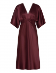 Malina - Juno V-Neck Satin Midi Dress - P&otilde;lveni ja midi - XL