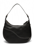 ATP Atelier - Liveri Black/Contrast Stitch Grained Calf - Rihmaga kotid - ONE SIZE