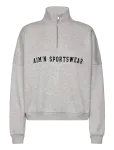 Aim&acute;n - Varsity Sweat Half Zip - Dressipluusid - XL