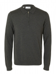 Selected - Slhberg Ls Half Zip Polo Noos - Poolpika lukuga džemprid - XL