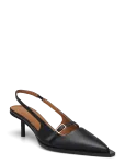 ATP Atelier - Mira Black Nappa - Kontsaga slingback-kingad - 40
