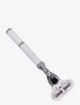 Parker - 77L - Women's White & Chrome Handle Venus Compatible Razor - Hair Removal - ONE SIZE