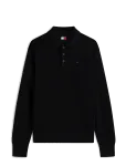 Tommy Jeans - Slim Essential Polo Sweater - Pikkade varrukatega kootud polos&auml;rgid - L