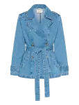 Cream - Crmika Short Denim Trenchcoat - L&uuml;hikesed teksap&uuml;ksid - 40