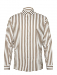 Lindbergh - Striped Shirt L/S - Triibulised s&auml;rgid - XXL