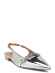 Bianco - Biabari Pointy Flat Slingback Faux Leather - Madalad slingback-kingad - 38