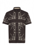 Anerkjendt - Theo Flower Print S/S Shirt - L&uuml;hikeste varrukatega s&auml;rgid - S