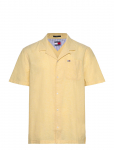 Tommy Jeans - Tjm Linen Blend Camp Ss Ext - Linased s&auml;rgid - L