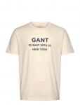 GANT - Small Graphic Printed T-Shirt - L&uuml;hikeste varrukatega - S