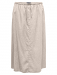 ONLY Carmakoma - Carcaro Hw Linen Bl Long Skirt - P&otilde;lveni ja midiseelikud - 52
