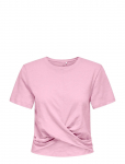 Only Play - Onpcute On Ss Crop Knot Jrs Top - Spordi l&uuml;hikeste varrukatega l&uuml;hikesed topid - XL