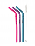 Dsignhouse Moomin - Silicone Straw Set - K&otilde;rred - ONE SIZE