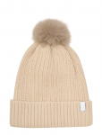 Minymo - Hat W. Detachable Fake Fur - Kootud m&uuml;tsid - 1-3Y
