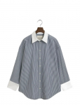 Gant - Os Contrast Collar Striped Shirt - Pikkade varrukatega - 38