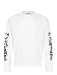Weekday - Great Boxy Graphic Long Sleeve T-Shirt - Pikkade varrukatega - XL