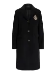 Lauren Ralph Lauren - Cashmere Blend-Crested Wool 39" - Villased mantlid - 50