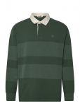 Timberland - Ls Striped Rugby Polo Pineneedle - Pikkade varrukatega - XXL