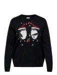 ONLY Carmakoma - Carxmas Shine Ls Oneck Knt - Džemprid - 46-48