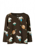 Name It - Nmfsoca Pippi Ls Top Lnoos Sky - Pikkade varrukatega T-s&auml;rgid - 104