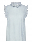 Coster Copenhagen - Top With Ruffles - Varrukateta - 44