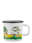 Muurla - Pippi Enamel Mug The Way Home 3,7Dl - Tassid ja kruusid - 370 ML