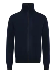 Davida Cashmere - Man Full Zip Rib - Lukuga džemprid - M