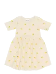 The New - Tnstsmilla S_S Rib Dress - L&uuml;hikeste varrukatega vabaajakleidid - 110