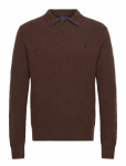 Polo Ralph Lauren - Textured Wool-Cotton Polo-Collar Sweater - Pikkade varrukatega kootud polos&auml;rgid - XXL