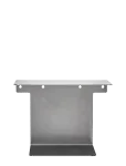 House Doctor - Shelf, Hdbook, Brushed Silver Finis - Riiulid - ONE SIZE