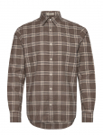Gant - Reg Flannel Melange Check Shirt - Ruudulised s&auml;rgid - XXL
