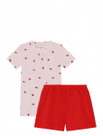 Minymo - T-Shirt+Short Set Aop - Komplektid l&uuml;hikeste varrukatega T-s&auml;rgiga - 122