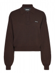 ROTATE Birger Christensen - Slinky Knit Polo - Polod - L