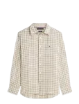 Tommy Hilfiger - Linen Essential Gingham Rf Shirt - Vabaaja s&auml;rgid - XL