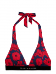 Tommy Hilfiger - Halter Rp Print - Kolmnurksed bikiinitopid - XL
