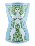 Bj&oslash;rn Wiinblad - Nina Vase H28.5 Cm Light Blue/Green - Figuurid ja skulptuurid - 28.5 CM