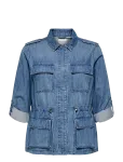 ONLY Carmakoma - Carkenya L/S Utility Dnm Jkt Akm - L&uuml;hikesed teksap&uuml;ksid - 44