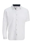 Jack & Jones - Jjhenry Slub Detail Shirt Ls - Vabaaja s&auml;rgid - L