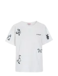 Hunk&oslash;n - Noa T-Shirt - L&uuml;hikeste varrukatega - M