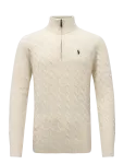 Polo Ralph Lauren - Cable-Knit Quarter-Zip Sweater - Kardiganid - S