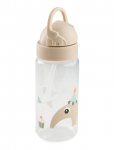 Done By Deer - Straw Bottle Celebration Sand 350 Ml - S&ouml;&ouml;giaeg - &Oslash; 6.5X H 20CM