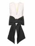 Stella Nova - Heart Printed Bow Top - Varrukateta - 38