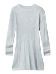 Calvin Klein - Silver Coated Ls Sweater Dress - Pikkade varrukatega vabaajakleidid - 140