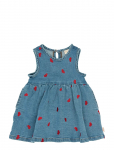 Petit Piao - Ppeva S_L Denim Dress - Varrukateta vabaajakleidid - 104