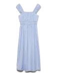 Vero Moda - Vmleya Sl 7/8 Stripe Dress Wvn - P&otilde;lveni ja midi - XS