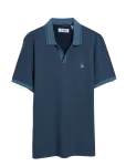 Original Penguin - Cttn Jqrd Honeycomb Polo Top - L&uuml;hikeste varrukatega - M