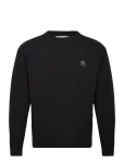 Maison Kitsune - Fox Head Wool Ribbed Jumper - &Uuml;mara kaelusega - XL